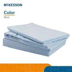 Disposable Pillowcases Standard Size 21x30 Inch - Medical Grade Blue Pillow Covers (Case of 100)