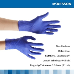 Nitrile Exam Gloves Powder-Free - Dark Blue Disposable Medical Gloves