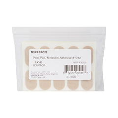 Adhesive Foot Protective Pads - Beige Adult Cushioning Pads for Comfort & Pain Relief