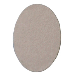 Oval Shape Moleskin Protective Foot Pads - Beige, Adhesive Cushioning for Blister Prevention
