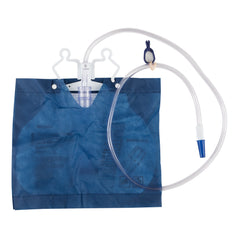 McKesson Urinary Drainage Bag 2000mL with 48 Inch Tube, Anti-Reflux Chamber & Privacy Cover