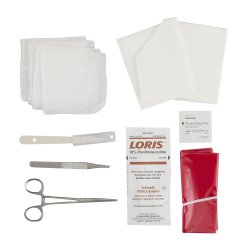 Sterile Incision and Drainage Procedure Tray Kit - Complete Single-Use Medical Kit