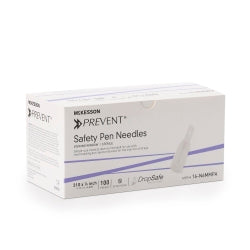 Safety Pen Needles - 31 Gauge Ultra-Thin Wall Design for Painless Insulin Injection (6mm & 8mm)