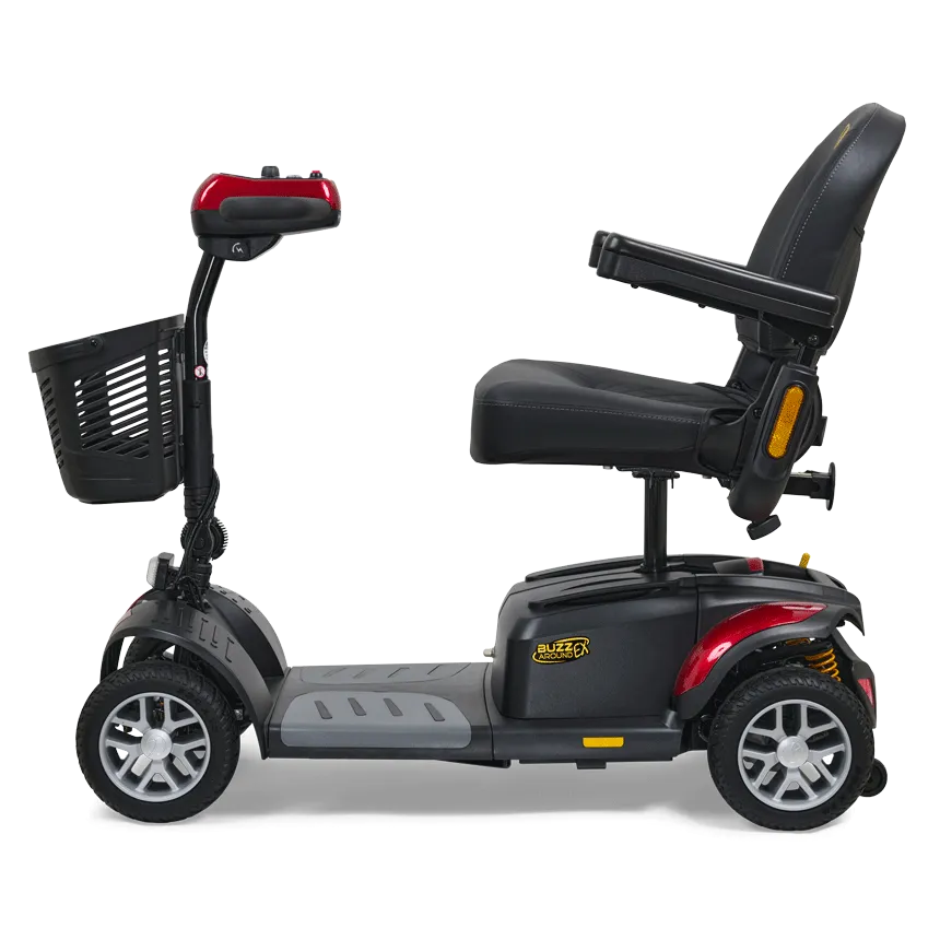 Buzzaround EX 4-Wheel Mobility Scooter by Golden Technologies - Portable Travel Electric Scooter 155 lbs