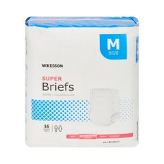 Super Absorbent Incontinence Briefs - Unisex Adult Diapers with Odor Control