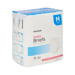 Super Absorbent Incontinence Briefs - Unisex Adult Diapers with Odor Control