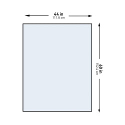 Sterile Half Drape Sheet - SMS Surgical Drape for General Purpose Procedures (Fluid-Resistant)