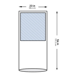 SMS-Reinforced Mayo Stand Cover - Sterile PE Film Barrier, Disposable, Puncture Resistant