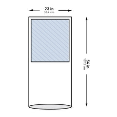 SMS-Reinforced Mayo Stand Cover - Sterile PE Film Barrier, Disposable, Puncture Resistant