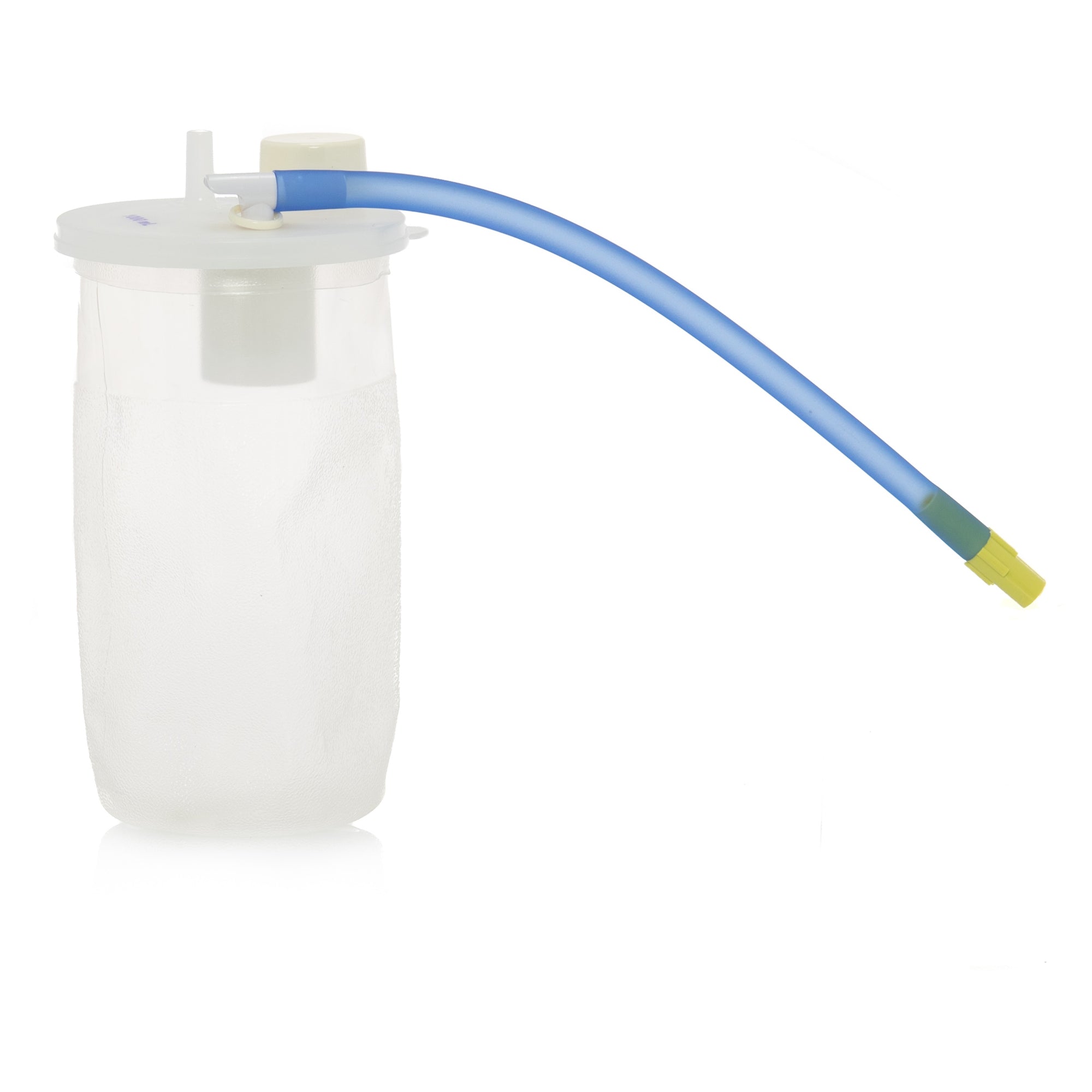 Disposable Suction Canister Liner - Non-Sterile, 1200mL Capacity with Integrated VAC-GARD Filter and Shut-Off Valve