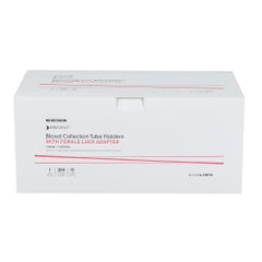 Blood Transfer Device with Female Luer Adapter - Needleless Safety Holder for Vacuum Tubes