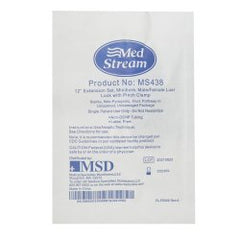 McKesson IV Extension Set Without Filter, Small Bore - Sterile Medical Tubing with Luer Lock