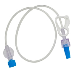 McKesson IV Extension Set Without Filter, Small Bore - Sterile Medical Tubing with Luer Lock