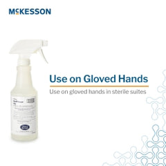 Sterile Isopropyl Alcohol Surface Cleaner Spray - 16 oz Trigger Bottle Case of 12