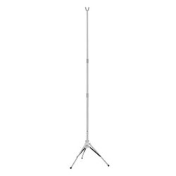 Medstream Disposable IV Stand - Lightweight Aluminum 72" Adjustable Pole with 2 Hooks