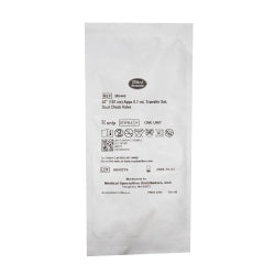 Medical Transfer Set 42 Inch with Dual Check Valve - 7.9mL Syringe Volume (Case of 50)