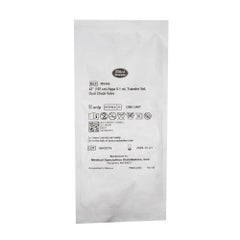 Medical Transfer Set 42 Inch with Dual Check Valve - 7.9mL Syringe Volume (Case of 50)