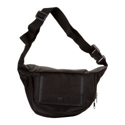 Medical Infusion Pump Pouch - 500ml to 4000ml Capacity - Black with View Window