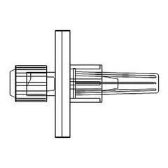 Sterile Syringe Disc Filter 0.2 Micron - Luer-Lock PES Membrane for TPN Solutions - Case of 50