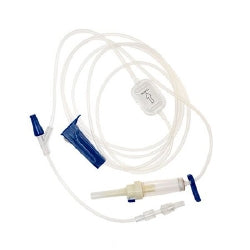 IV Pump Administration Set with 0.2 Micron Filter - 102 Inch Sterile Tubing - Box of 50