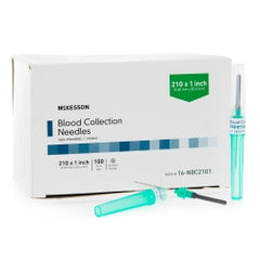Blood Collection Needles - Multi-Sample Luer Adapter, Sterile, 21G & 22G x 1 Inch