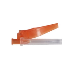 Safety Hypodermic Needle with Protective Hinge - 25 Gauge, 1 Inch, Thin-Walled for SC/IM/ID/IA Injections