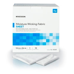 Silver Antimicrobial Moisture Wicking Fabric Dressing Sheet - Medical Grade Skin Protection