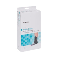 Lace-Up Ankle Brace with Figure-8 Straps - Adjustable Support for Sprains & Stability