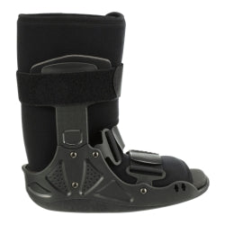 McKesson Low-Top Walker Boot - Black, Hook and Loop Closure, Universal Left/Right Foot (155-79-95505)
