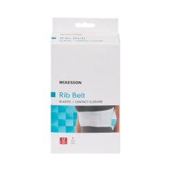 Universal Adult Rib Belt - Adjustable Support for Rib Fractures and Strains (6 Inch)