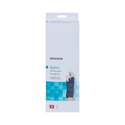 Universal Wrist and Forearm Splint with Malleable Stays - Post-Surgical Support Brace for Sprains, Strains & Fractures