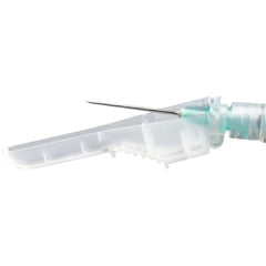 Hinged Safety Hypodermic Needle - OSHA Compliant with Reinforced Locking Mechanism