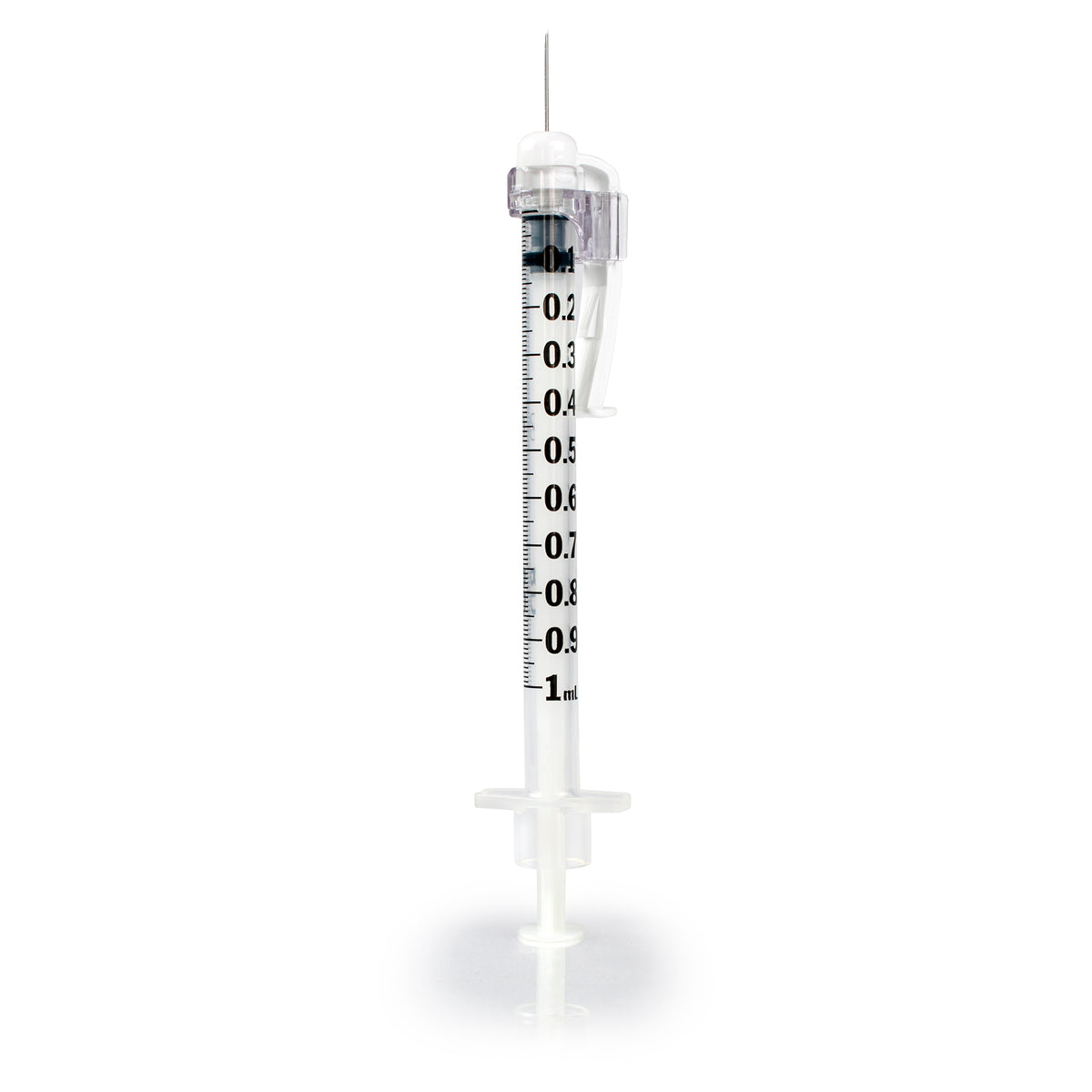 Tuberculin Syringe with Safety Needle 1cc 27G - Glide Safety Mechanism for Precise Medication Delivery