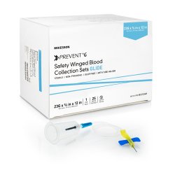 Safety Winged Blood Collection Set with Pre-Attached Holder - Sterile, DEHP-Free, Latex-Free