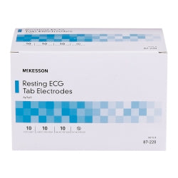 ECG Resting Tab Electrodes - Silver/Silver Chloride with Conductive Adhesive Hydrogel