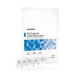 All-Purpose Cloth ECG Electrodes - Silver/Silver Chloride 1-3/4 x 1-3/4 Inch