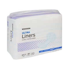 McKesson Ultra Incontinence Liners Heavy Absorbency - 27" Contoured Unisex Disposable Pads