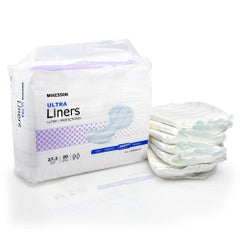 McKesson Ultra Incontinence Liners Heavy Absorbency - 27" Contoured Unisex Disposable Pads
