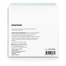 Blue Heavy Resistance Exercise Band - 5 Inch Non-Latex Therapy Band for Rehabilitation & Strength Training