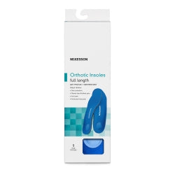 Full-Length Orthotic Insoles with PORON Cushioning - Medical Grade Arch Support for Plantar Fasciitis Relief