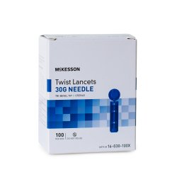Sterile Disposable Lancets 30 Gauge - Universal Fit for Lancing Devices with Safety Twist Cap