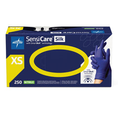 SensiCare Silk Nitrile Exam Gloves with SmartBoX Technology - Powder-Free Chemotherapy Gloves (XS-XL)