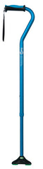 Hugo Ergonomic Offset Handle Cane with QuadPod Cane Tip