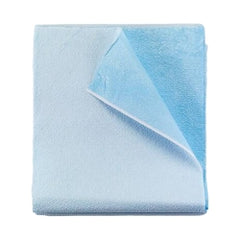 Disposable Stretcher Sheets - Deluxe Tissue/Poly Blue Medical Exam Table Covers