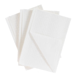 Disposable Procedure Towel - 3-Ply Premium Tissue, 13x18 Inch Medical Grade Absorbent Towel, White