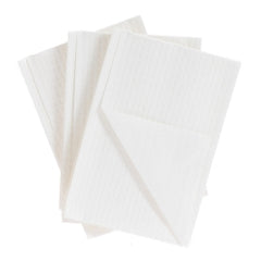 Disposable Procedure Towel - 3-Ply Premium Tissue, 13x18 Inch Medical Grade Absorbent Towel, White