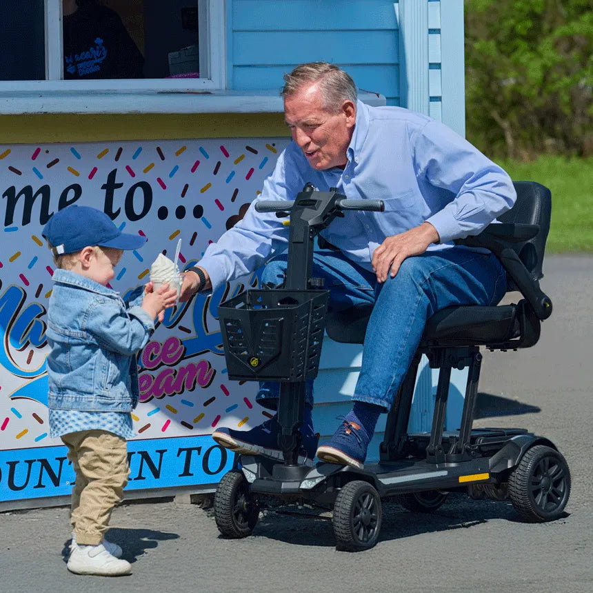 Buzzaround Carry On HD Folding Mobility Scooter - 400 lb Capacity, 22 Mile Range, Travel-Friendly