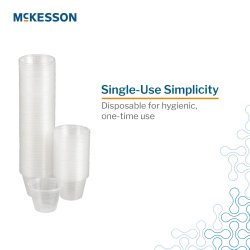 Graduated Medicine Cups 1 oz Clear - Disposable Polypropylene Medication Cups