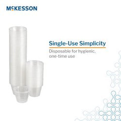 Graduated Medicine Cups 1 oz Clear - Disposable Polypropylene Medication Cups