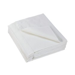 McKesson General Purpose Exam Drape - 2-Ply Tissue, 40x48 Inch, White, Pebble-Embossed Pattern, Latex-Free